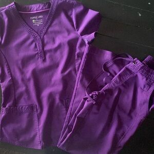 Women’s purple label scrub set